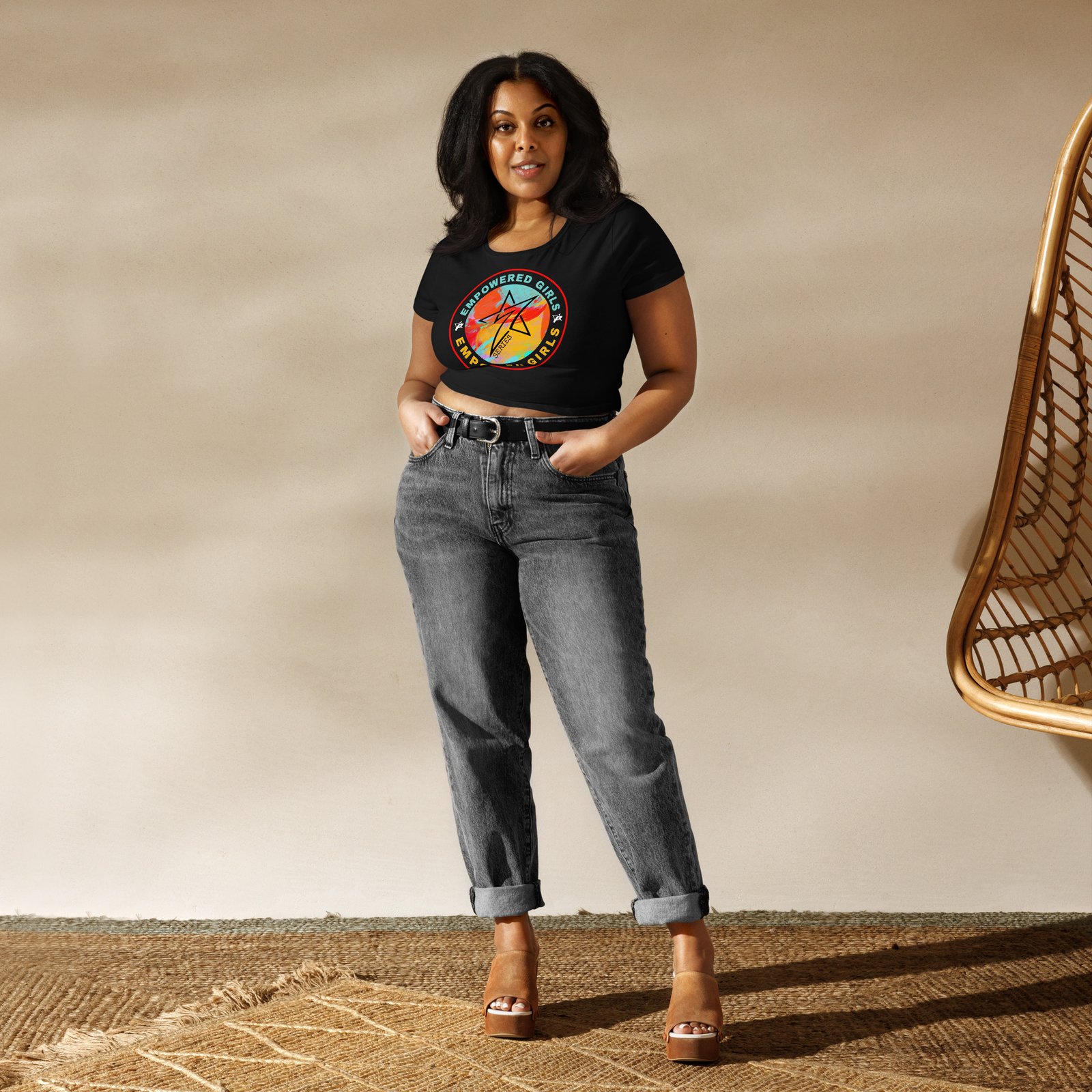 7Series - "Empowered to Empower" Adult Sized Crop Tee