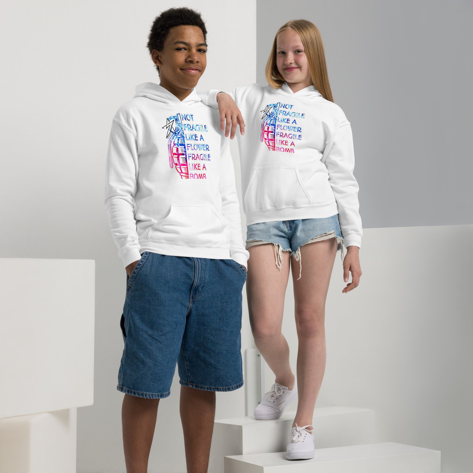 7Series - "Who's Fragile" Youth Pull Over Hoodie