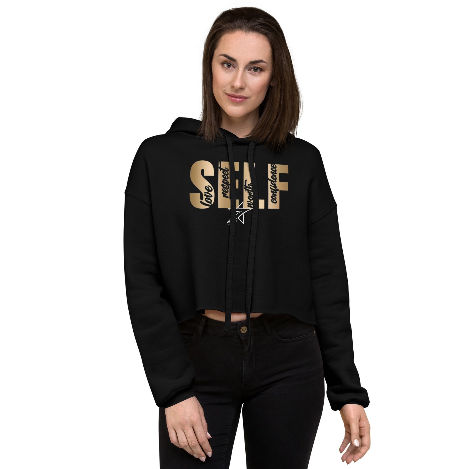 7Series - "UR SELF" Women's Crop Hoodie